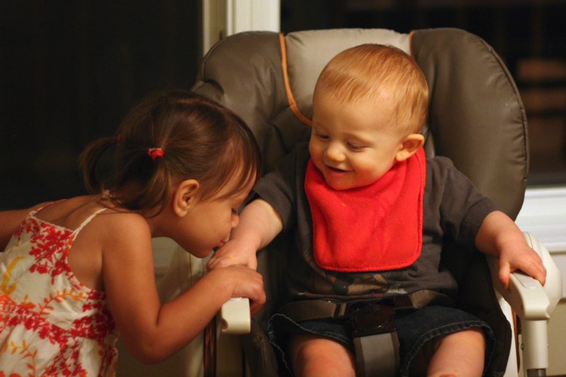 Liliana kissing Henry